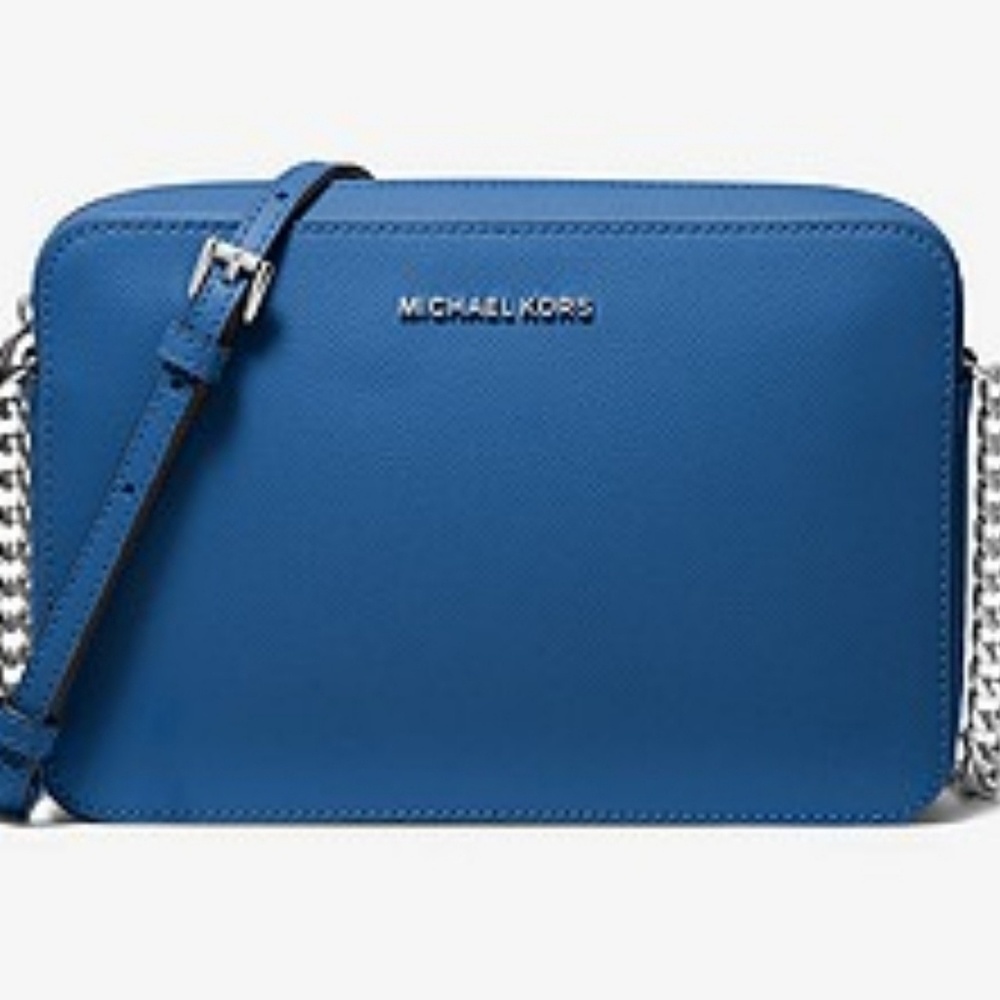 Jet Set Large Saffiano Leather Crossbody Bag